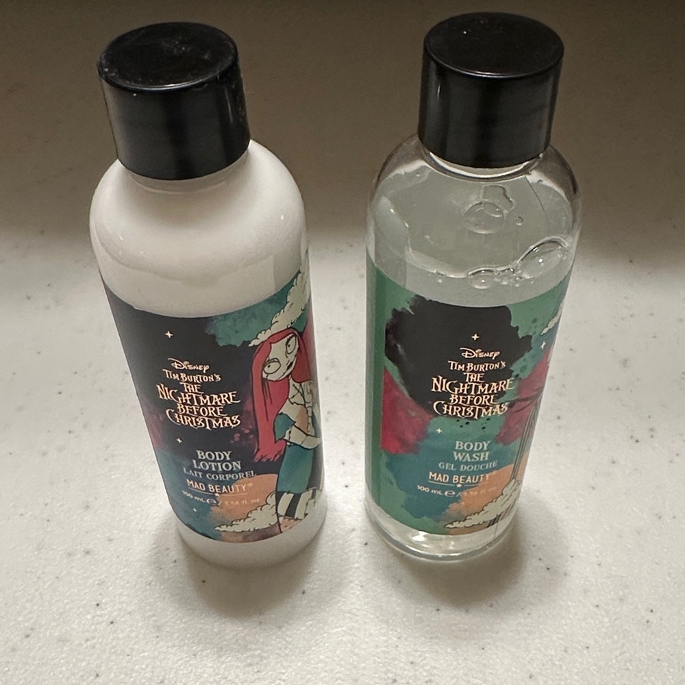 Disney The Nightmare Before Christmas Body Wash and Body Lotion